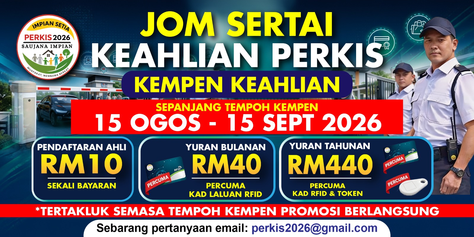 KEMPEN ROAD SHOW SESI PENERANGAN PENDAFTARAN AHLI PERKIS 2026