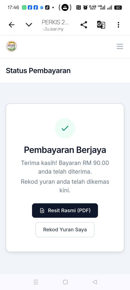 SEPETANG BERSAMA VENDOR SISTEM PORTAL ISAR PERKIS 2026