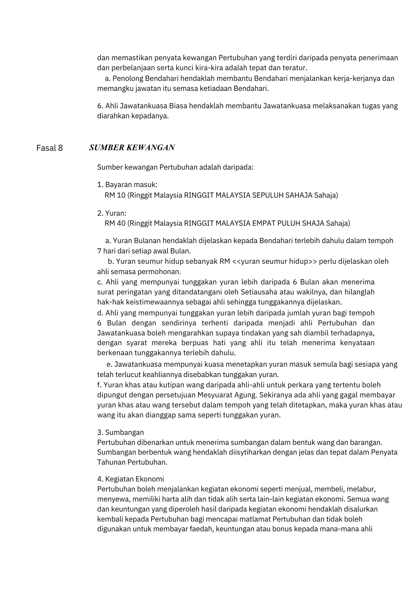 Perlembagaan EROS PERSATUAN KOMUNITI IMPIAN SETIA SAUJANA IMPIAN 2026