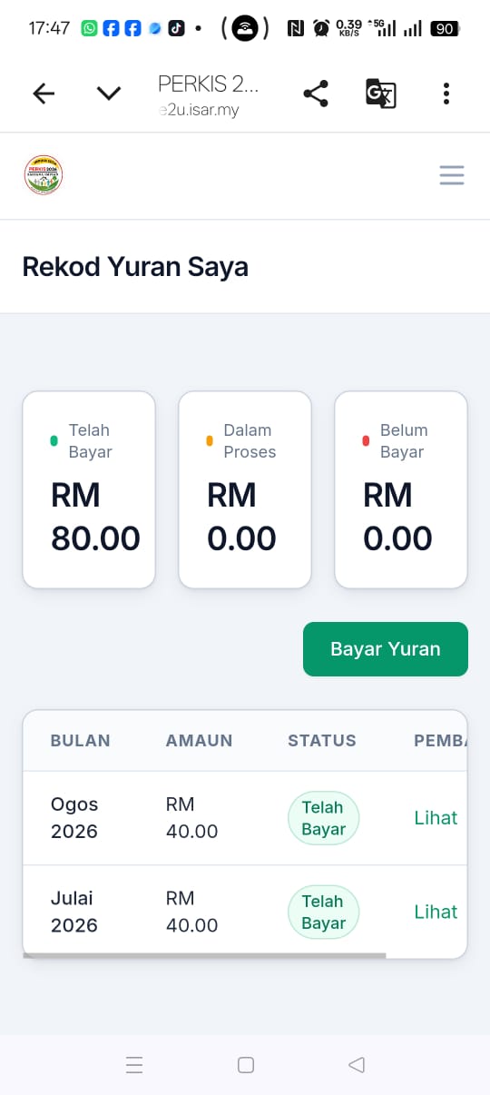 SEPETANG BERSAMA VENDOR SISTEM PORTAL ISAR PERKIS 2026