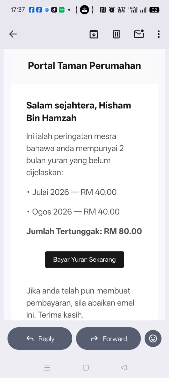 SEPETANG BERSAMA VENDOR SISTEM PORTAL ISAR PERKIS 2026